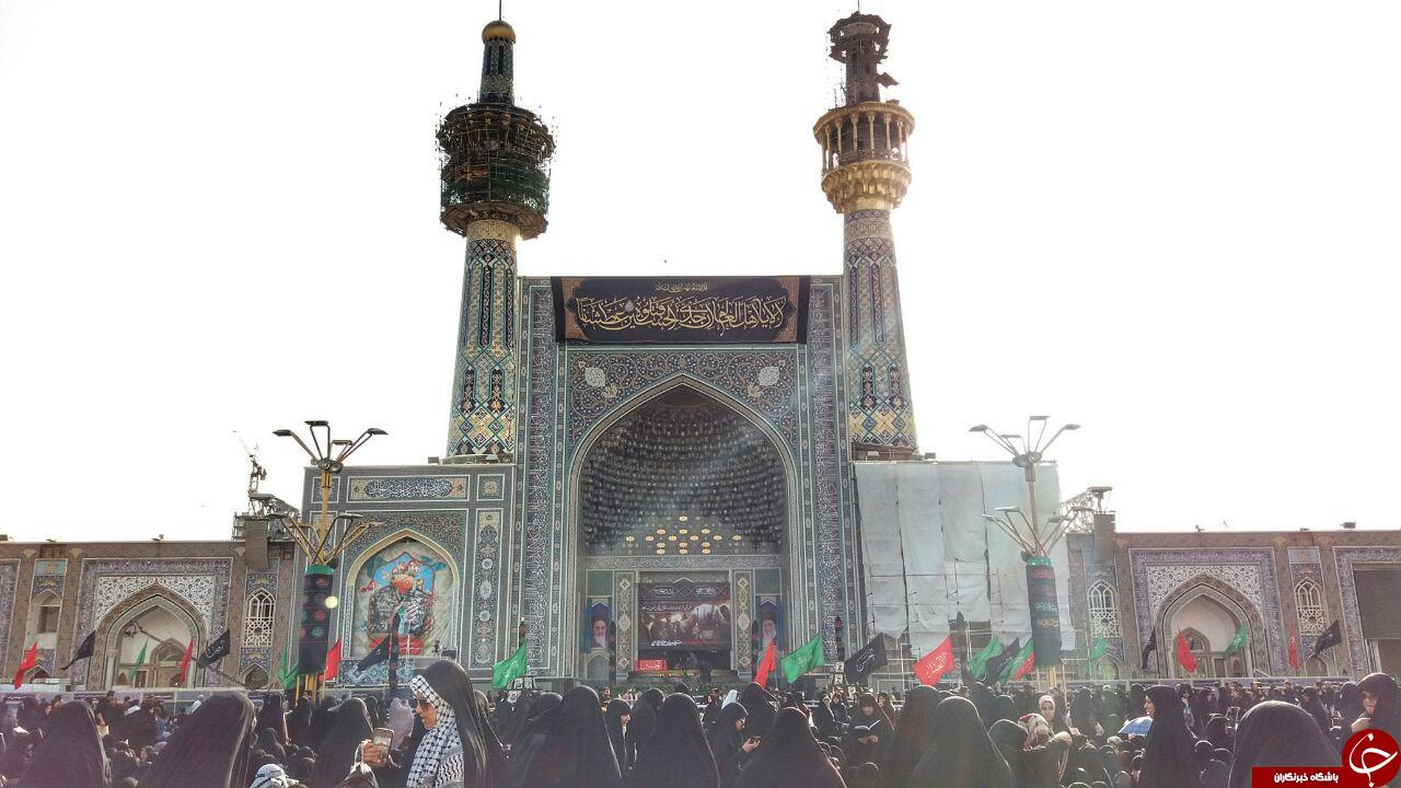 مراسم وداع با پیکر مطهر شهید حججی در حرم مطهر امام رضا(ع)