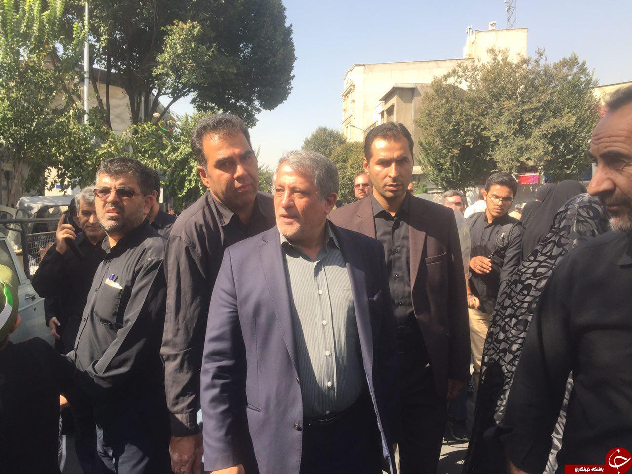 حضور شخصیت&zwnj;ها در مراسم تشییع شهید محسن حججی + تصاویر