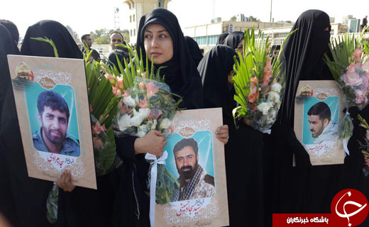 ورود پیکر شهید حججی به اصفهان
