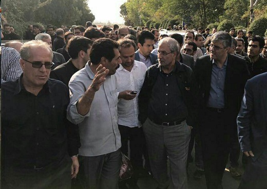 عذرخواهی وزیرکار ازبرخورد ناگوار با کارگران هپکو وآذرآب اراک + عکس