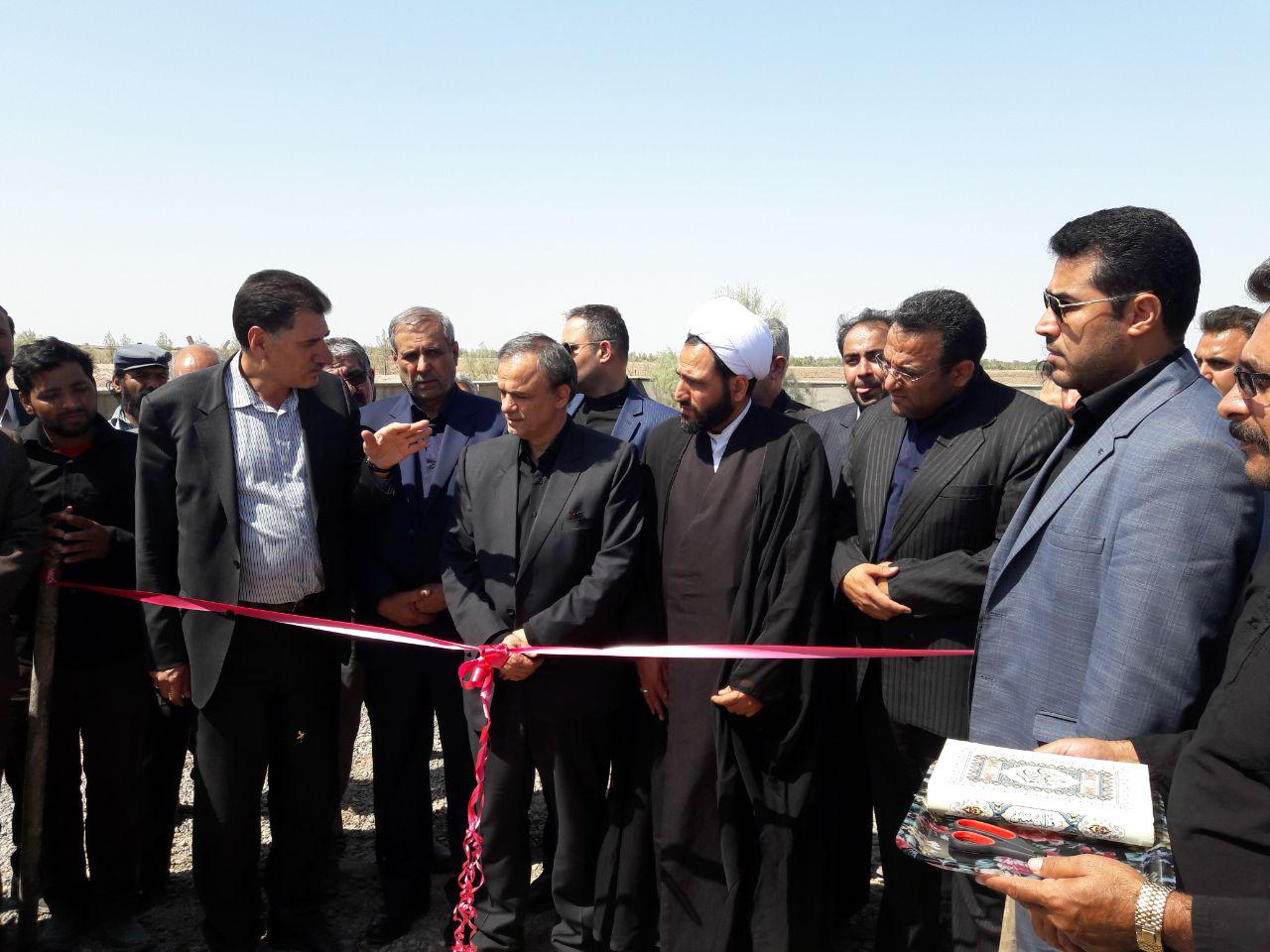 افتتاح چندین طرح در ریگان با حضور استاندار