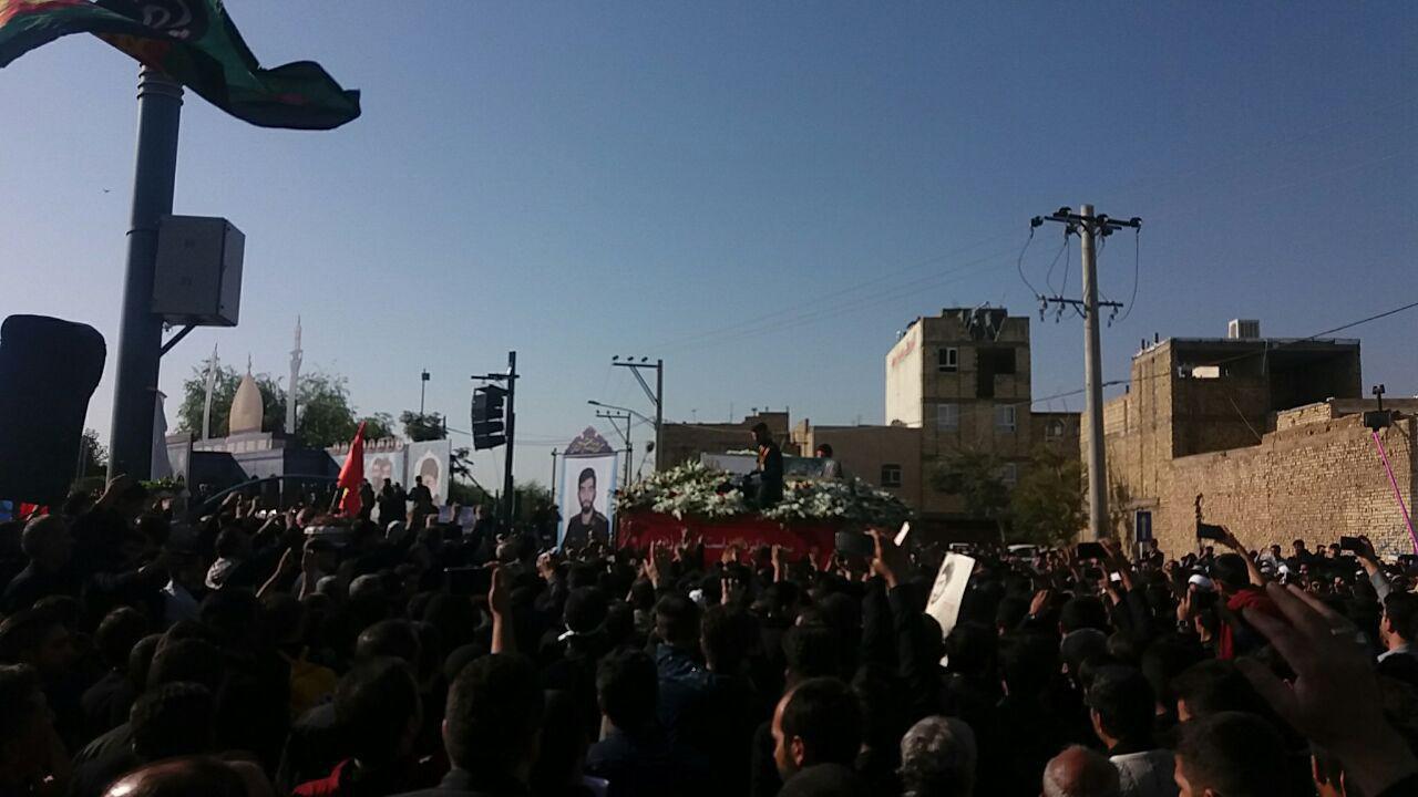 شهید حججی به زادگاه خود رسید