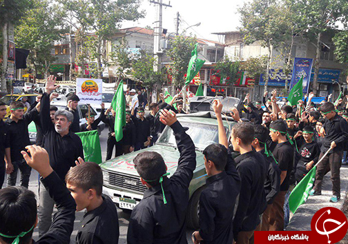 سوگواری عزاداران حسینی در گلستان