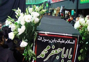 تشییع نمادین امامزاده جعفر(ع) در یزد