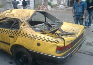 بر اثر واژگونی تاکسی پژو آردی 2نفر جان باختند