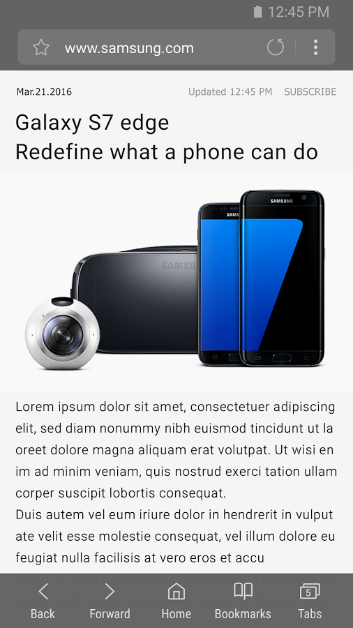 دانلود Samsung Internet Browser 6.0.02.0 برنامه مرورگر اینترنت سامسونگ
