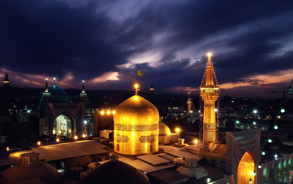 تصویری ناب از حرم امام رضا (ع) در سال 1291