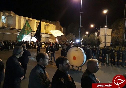 مراسم عزاداری شب تاسوعای حسینی در آذربایجان غربی برگزارشد+تصاویر