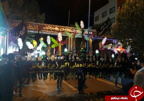 مراسم عزاداری شب تاسوعای حسینی در آذربایجان غربی برگزارشد+تصاویر