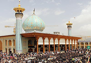 اجتماع عظیم عزاداران در حرم مطهر شاهچراغ (ع)