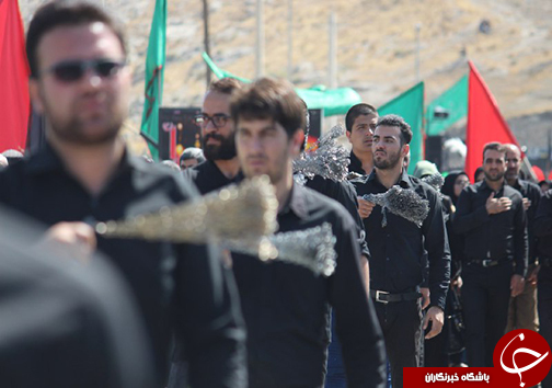 اوج حضور و شور حسینی عزاداران فارس در روز تاسوعا + تصاویر