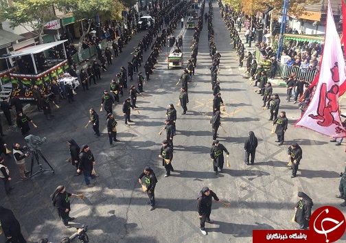 مراسم تاسوعای حسینی در ارومیه+تصاویر