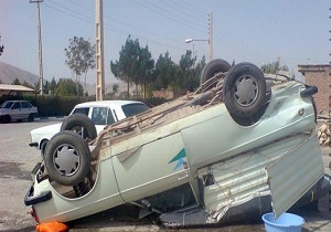 واژگونی وانت در بیارجمند شاهرود یک کشته و 6مصدوم برجا گذاشت