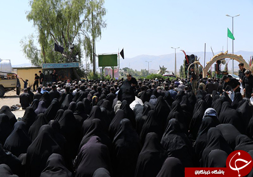 اوج حضور و شور حسینی عزاداران فارس در روز تاسوعا + تصاویر