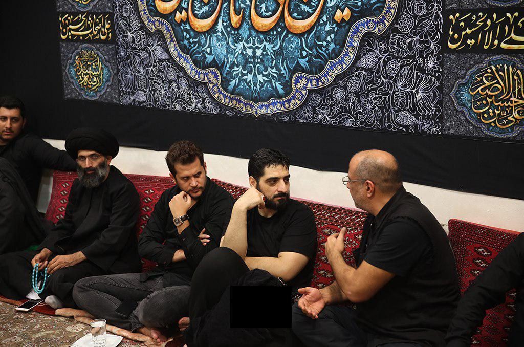 حضور هنرمندان در مراسم تاسوعای حسینی ۹۶