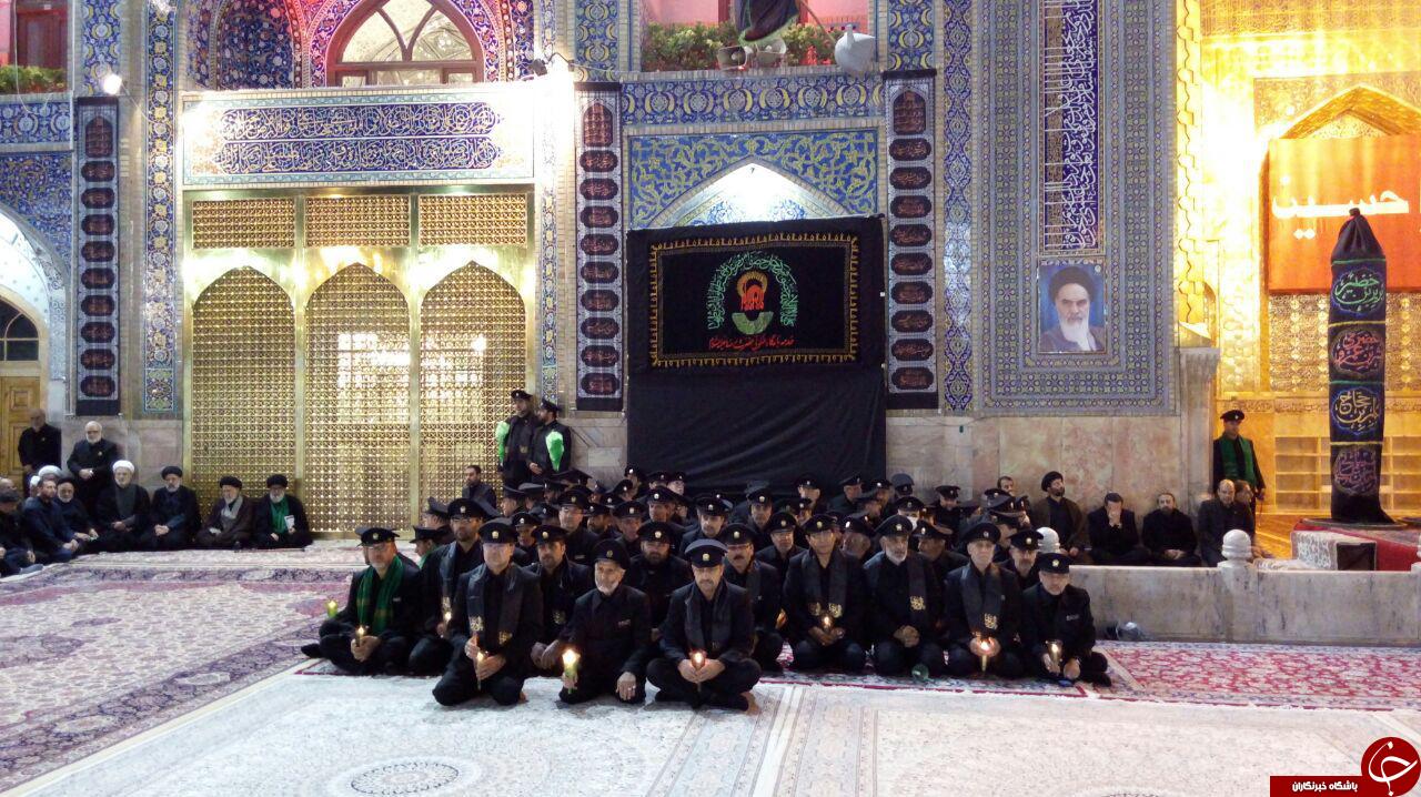 برگزاری آیین خطبه خوانی شب عاشورای حسینی در حرم رضوی+تصاویر