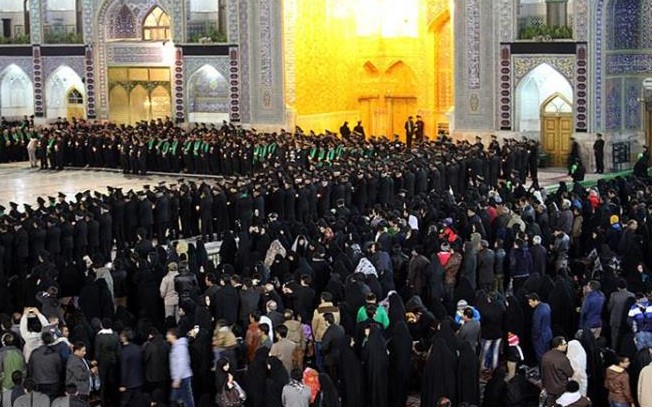 مشهدالرضا عزادار علمدار کربلا در شب عاشورای حسینی