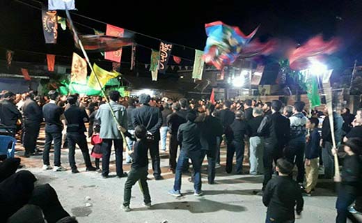 عزاداری گیلانیان در شب عاشورا