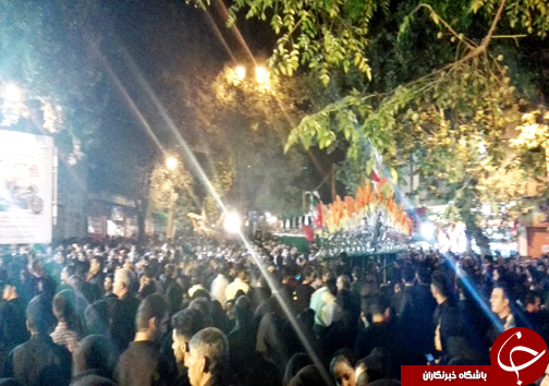 تصاویر عزاداری شب عاشورا در خرم آباد