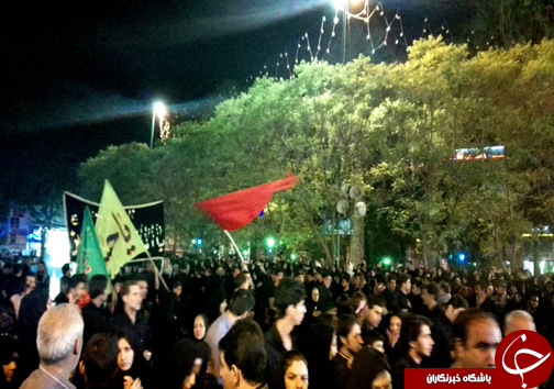 تصاویر عزاداری شب عاشورا در خرم آباد