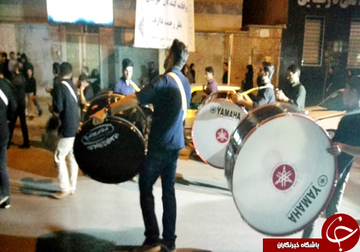 تصاویر عزاداری شب عاشورا در خرم آباد
