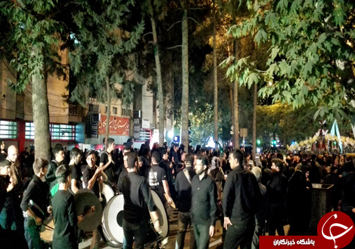 تصاویر عزاداری شب عاشورا در خرم آباد