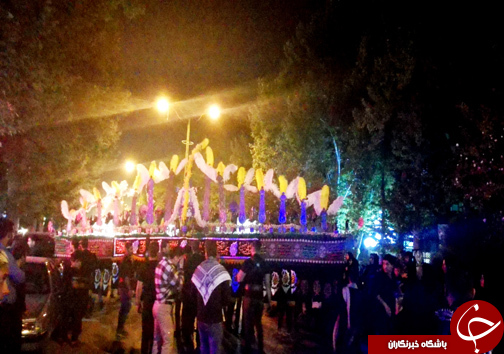 تصاویر عزاداری شب عاشورا در خرم آباد