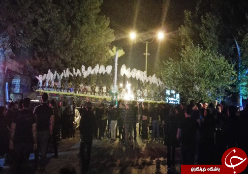 تصاویر عزاداری شب عاشورا در خرم آباد
