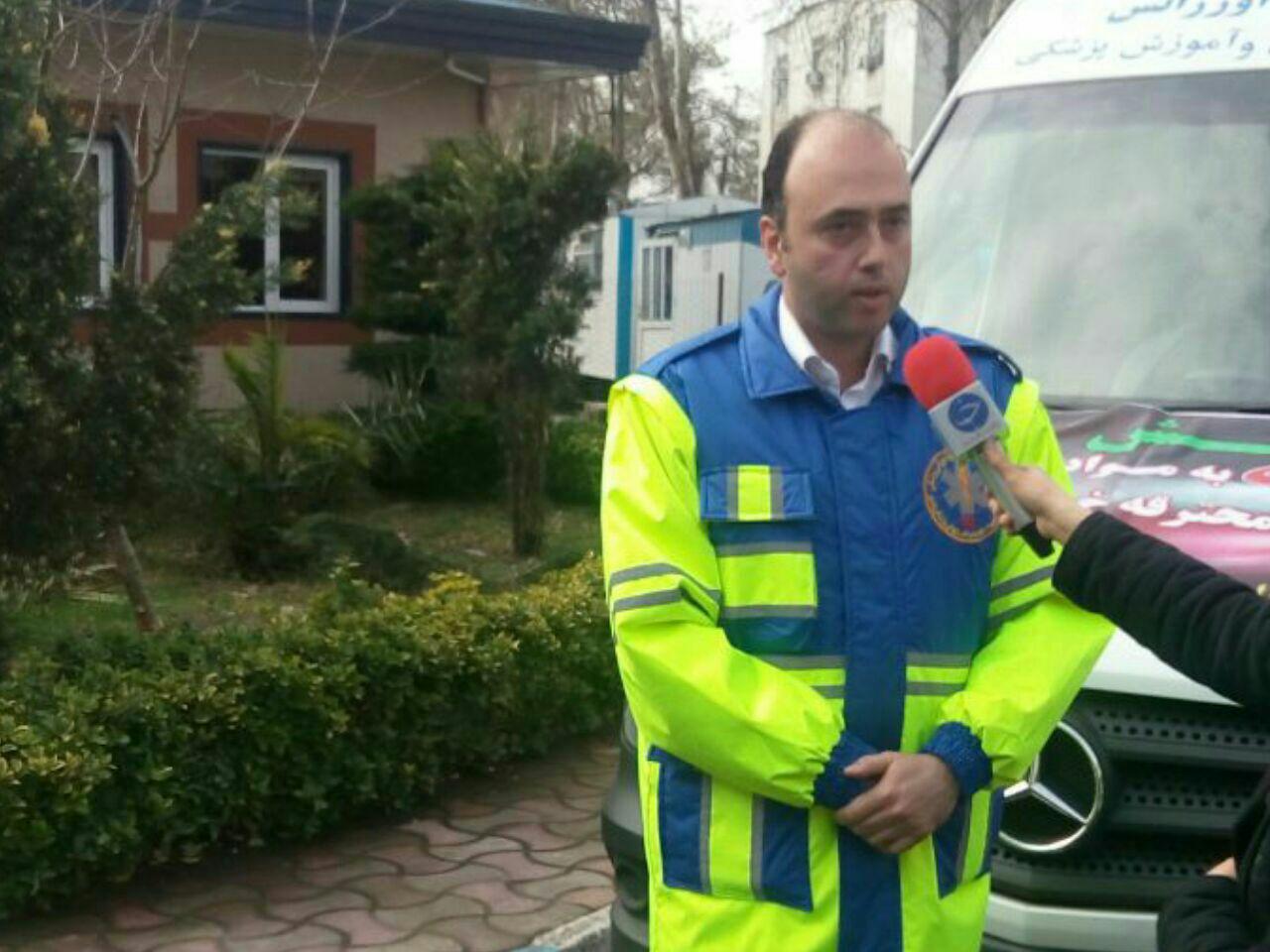 آماده باش اورژانس 115 گیلان در مراسم عزاداری روز عاشورا