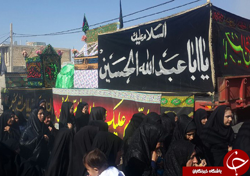 فریاد &laquo;لبیک یا حسین&raquo; در فارس طنین انداز شد + تصاویر