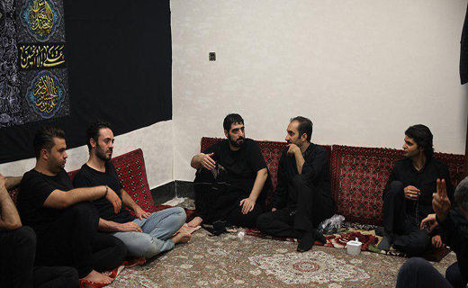 حضور هنرمندان در شب عاشورای حسینی ۹۶