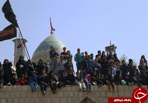 فریاد &laquo;لبیک یا حسین&raquo; در فارس طنین انداز شد + تصاویر
