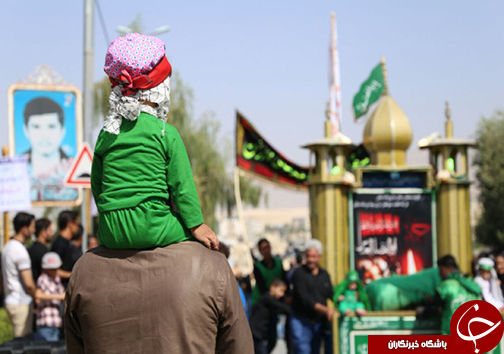 فریاد &laquo;لبیک یا حسین&raquo; در فارس طنین انداز شد + تصاویر