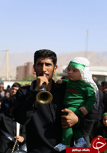 فریاد &laquo;لبیک یا حسین&raquo; در فارس طنین انداز شد + تصاویر