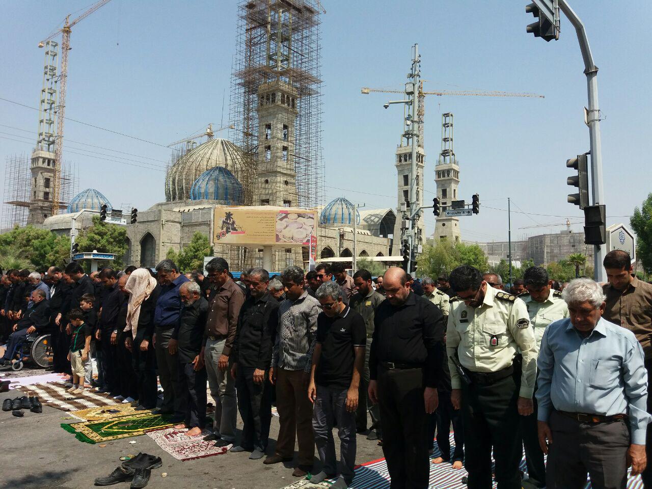 اقامه نماز ظهر عاشورا +تصاویر اقامه نماز ظهر عاشورا +تصاویر