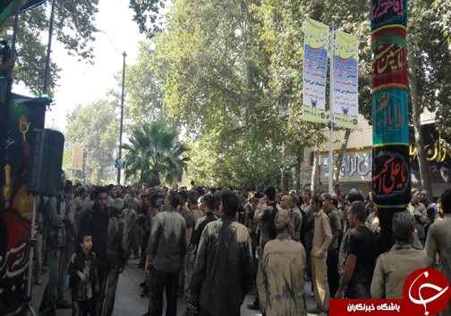 تصاویر عزاداری مردم خرم آباد در روز عاشورا