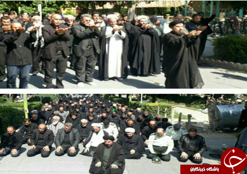 اقامه نماز ظهر عاشورا در مازندران +تصاویر