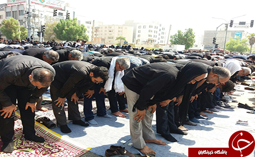 جلوه هایی از اقامه نماز عاشورا در سراسر کشور