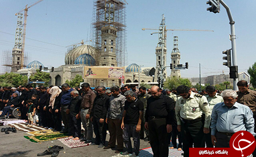 جلوه هایی از اقامه نماز عاشورا در سراسر کشور