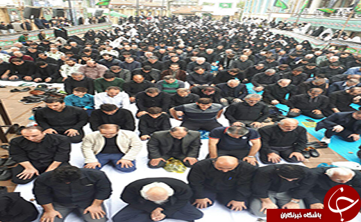 جلوه هایی از اقامه نماز عاشورا در سراسر کشور