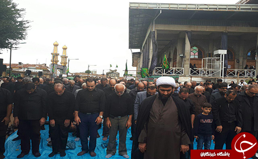جلوه هایی از اقامه نماز عاشورا در سراسر کشور