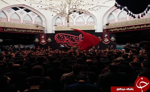عزاداری ظهر عاشورا در دانشگاه شریف + تصاویر