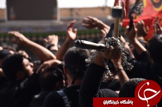 تصاویر عزاداران حسینی شهر مقدس قم در روز عاشورا
