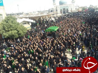 تصاویر عزاداران حسینی شهر مقدس قم در روز عاشورا