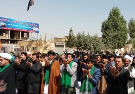 نماز ظهر عاشورا در مناطق مختلف شهر کابل اقامه شد