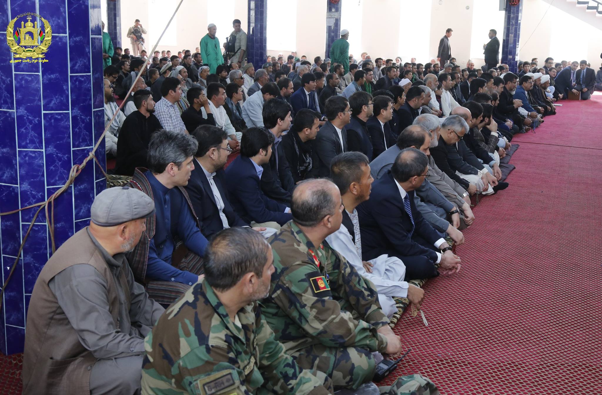گزارش تصویری از حضور مقامات عالیرتبه افغانستان در مراسم عاشورا
