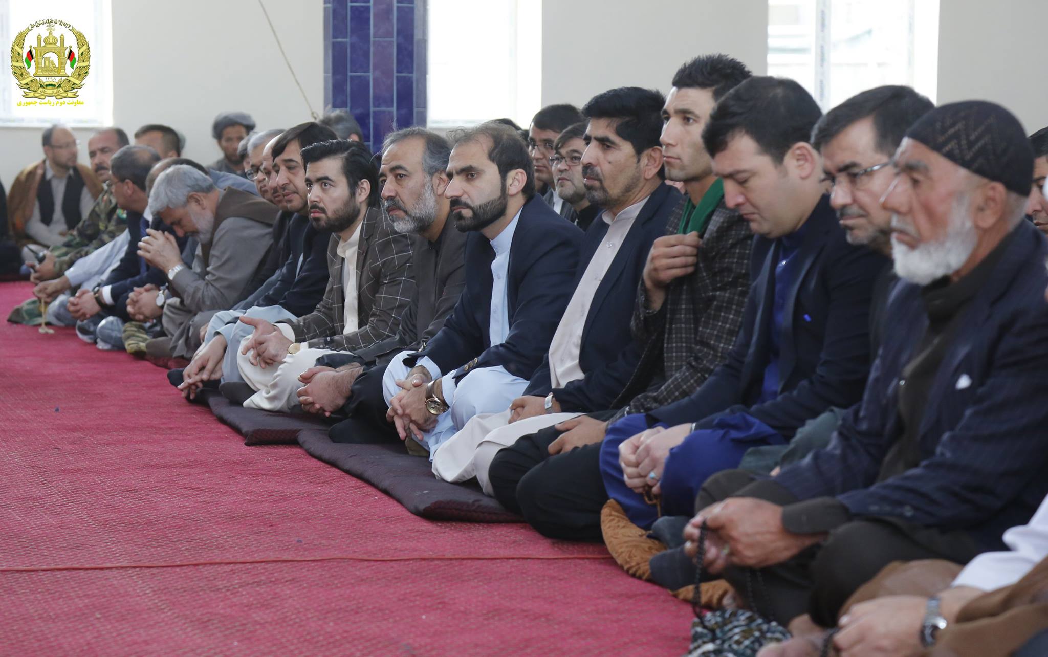 گزارش تصویری از حضور مقامات عالیرتبه افغانستان در مراسم عاشورا
