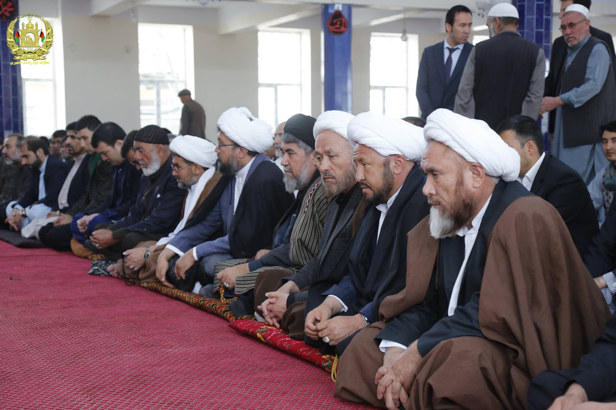 گزارش تصویری از حضور مقامات عالیرتبه افغانستان در مراسم عاشورا