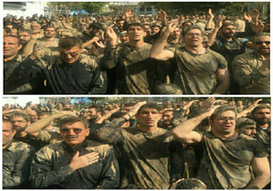 حضور دروازه بان لرستانی در مراسم عزاداری عاشورا