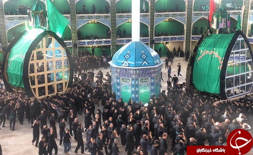 نخل گردانی ظهر عاشورا در جای جای یزد